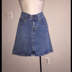 Levi’s jeans Denim above the knee mini skirt